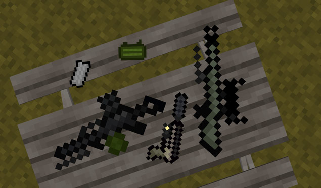 MineCake DeadZ оружие и PVP